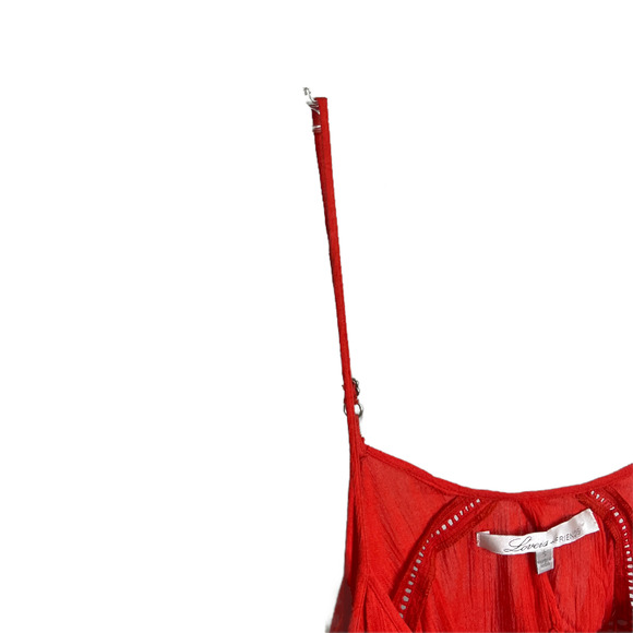 Lovers + Friends Women's Sunkissed Mini Dress Orange Open Back Spaghetti Strap S - Picture 9 of 9